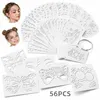 56 Stück Kinderschmink Schablonen Set, wiederverwendbare Produktbild-Vorschau 1