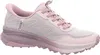 A side view of a pink and gray Skechers women's sneaker. Anteprima dell’immagine prodotto