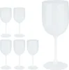 Relaxdays Bicchieri da vino in plastica, set da 6, Anteprima dell’immagine prodotto 1