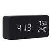 Acelektronischer Holzwecker LED,Digitaluhr Digitaler Wecker Produktbild-Vorschau 2