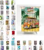 SANILO® Duschvorhang Summer Bus 180 x 200 cm Produktbild-Vorschau 1