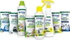 A collection of cleaning product bottles and boxes from the HEITMANN pure brand. Produktbild-Vorschau