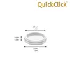 WAGNER QuickClick® Kunststoffgleiter HYPER - 8er-Set Produktbild-Vorschau 2