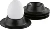 APS  83849 APS Eierbecher, aus Melamin, schwarz, 4er Set Voir les images du produit 1