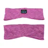 Two views of a purple and pink speckled fabric headband with a small black control panel on the top one. Náhled obrázku produktu