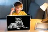 MuchoWow® Laptop Aufkleber Sticker Cover Wildlife - Wolf - Produktbild-Vorschau 3