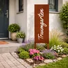 Relaxdays Tuindecoratie in edelroest, "Traumgarten" model, Productafbeelding-voorbeeld 2