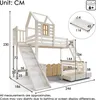 okwish Etagenbett 90x200/140x200 Stockbett ohne Produktbild-Vorschau 7
