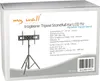 The image shows the packaging of a portable tripod stand for LCD TVs. The packaging features product details and an illustration of the stand. Anteprima dell’immagine prodotto