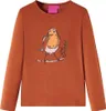Kinder-Langarmshirt Cognac 128 Produktbild-Vorschau 1