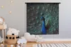 MuchoWow® Wandteppich Wandbehang Pfau - Federn - Farben Produktbild-Vorschau 3