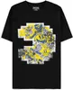 Pac-Man T-Shirt Herren Pixel schwarz M Produktbild-Vorschau 1