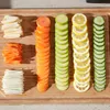 Gemüseschneider, 4-in-1 Gemüseschneider, Lebensmittel- und Produktbild-Vorschau 3