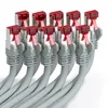 deleyCON 10x 0,25m CAT6 Patchkabel S/FTP PIMF Schirmung Produktbild-Vorschau 2