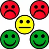 5 Bunte Smiley Magnete Durchmesser 5 cm für Magnettafeln, Produktbild-Vorschau 1