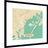 MuchoWow® Gerahmtes Poster Venedig - Stadtplan - Karte - Produktbild-Vorschau 1