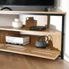 CALICOSY - Meuble TV d'Angle 1 Porte avec Cannage Rotin Voir les images du produit 10