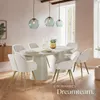 A dining room setting with a table and chairs. Produktbild-Vorschau