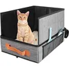 Bac à litière pliable et portable en tissu Oxford, sac pour Voir les images du produit 3