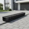 Entwässerungsrinne 1 m B125 mit Gussrost Hofablauf Rinne Produktbild-Vorschau 1