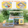 COSTWAY cucina di fango, cucina per bambini, cucina da Anteprima dell’immagine prodotto 6