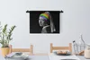 MuchoWow® Wandteppich Wandbehang Das Mädchen mit dem Produktbild-Vorschau 3