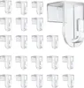 20 x Fensterhaken transparent Türhaken zum Einhängen Deko Produktbild-Vorschau 1