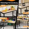 COSTWAY Regulowany stół warsztatowy, stół warsztatowy z Podgląd zdjęcia produktu 8