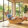 Outsunny Sonnenliege aus Akazienholz Klappbar Ergonomisch Produktbild-Vorschau 9
