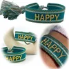 LS-LebenStil Canvas Statement Armband Happy Petrol Grün Produktbild-Vorschau 1
