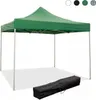 Gazebo richiudibile pieghevole 3 X 3 Verde ricoperto in PVC Anteprima dell’immagine prodotto 11