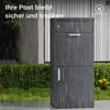 Toboli Paketkasten Anthrazit 500 x 370 x 1120 mm, Paketbox Produktbild-Vorschau 5