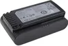 A black battery pack with a gray label is shown on a white background. Voir les images du produit
