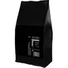 A black bag of coffee beans with product information printed on it. Produktbild-Vorschau