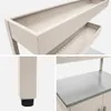 sweeek - Outdoor-Küche aus Stahl mit 2 hängenden Regalböden Produktbild-Vorschau 4