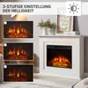 Elektrokamin BALDERIA Finn - Standkamin - Weiss Produktbild-Vorschau 3
