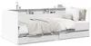 Letto da giorno con cassetti bianco 90x200 cm in materiale Anteprima dell’immagine prodotto 1