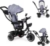 Homelux Dreirad Dreirad Drehsitz mit drehbarem Sitz Markise Produktbild-Vorschau 9