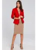 Stylove Damen-Blazer Helainete S154 rot XL Produktbild-Vorschau 3