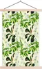 MuchoWow® Textilposter Vintage - Blätter - Grün 60x90 cm Produktbild-Vorschau 1