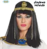 Ägypterin Damen Perücke mit Kopfschmuck Produktbild-Vorschau 1