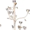 Świecznik Clayre & Eef Ø 39x51 cm beżowy metalowy Podgląd zdjęcia produktu 3
