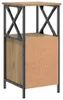 vidaXL Table de nuit Artisan-Chêne 34x35,5x70 cm Bois Voir les images du produit 2