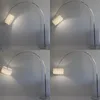 Alpinaluz LAURENCE Bogen-Stehleuchte 240 cm, Weißer Produktbild-Vorschau 5