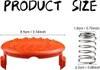 Packung mit 4 Spulenkappen + 4 Ersatzfedern, kompatibel mit Produktbild-Vorschau 5