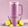 Berdsen Vakuum-Thermosbecher mit Strohhalm 1180 ml rosa Produktbild-Vorschau 2