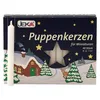 A box of white doll candles with a winter scene illustration on the front. Náhľad obrázku produktu