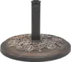 vidaXL Pied de parasol Résine Rond Bronze 9 kg Voir les images du produit 1