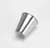 Set di 12 bicchieri in acciaio inox, 70 ml, con bordo Anteprima dell’immagine prodotto 1