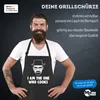 Grill-Schürze für Männer mit Spruch I am the one who cooks Produktbild-Vorschau 4
